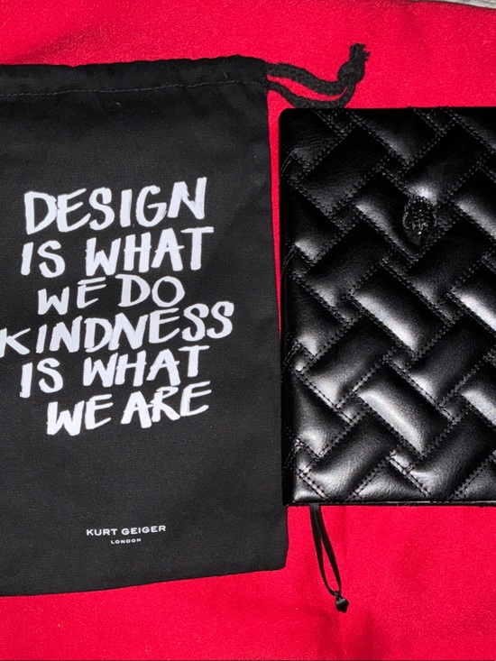 Kurt Geiger Other - NWT Kurt Geiger Black Quilted Leather NOTEBOOK